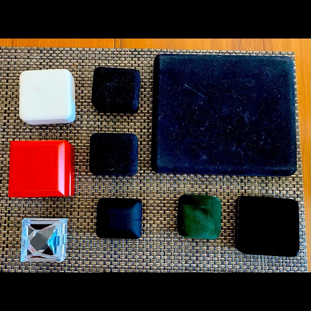 9 Vintage Jewelry cases